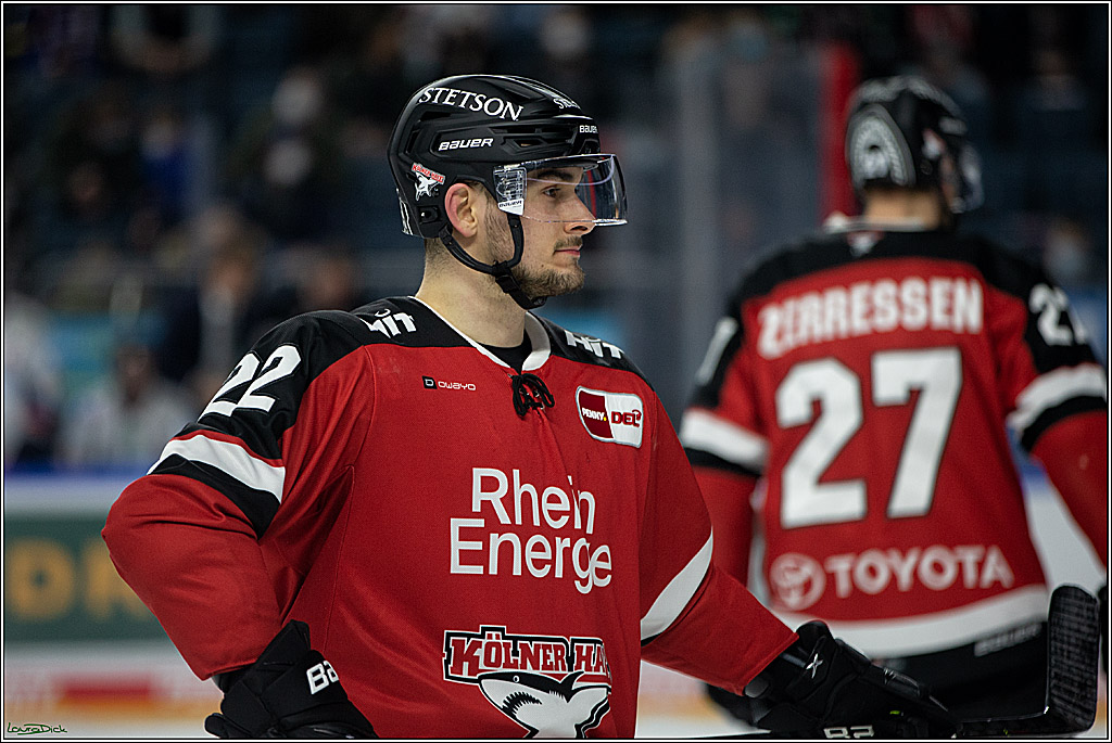 PENNY DEL;  Koelner Haie - Iserlohn Roosters; Koeln, 01.03.2022